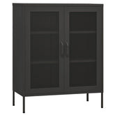 Steel Storage Cabinet in Anthracite 31.5x13.8x40
